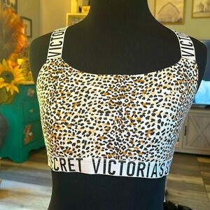 Victoria secret bralette Animal print size Large NWT